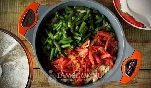 макароны с колбасой