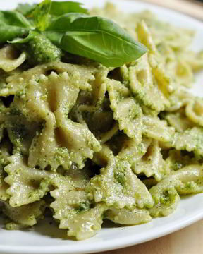 Макароны с песто