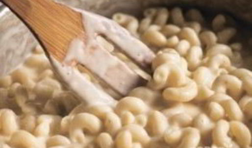 макароны в сырном соусе