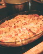 Паста с белым соусом