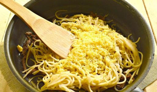 паста с говядиной и сыром