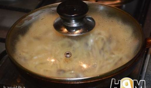 паста с грибами в сливочном соусе