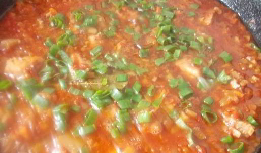 паста с мясом и овощами