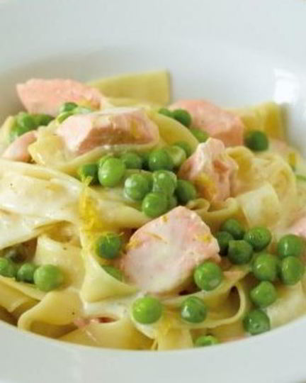 Рецепт пасты с рыбой