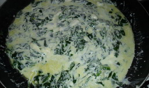 паста со шпинатом и сыром филадельфия