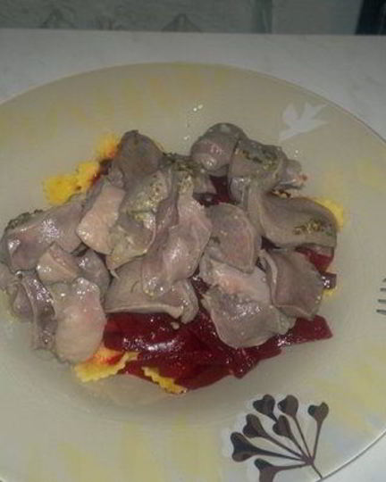 Рецепт русской пасты со свеклой, луком и чесноком