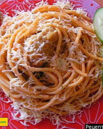 Рецепт спагетти быстро и просто