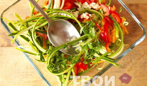 спагетти из кабачков