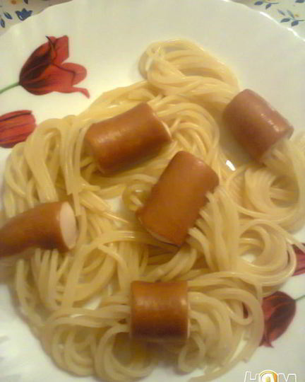 Рецепт спагетти с соусом