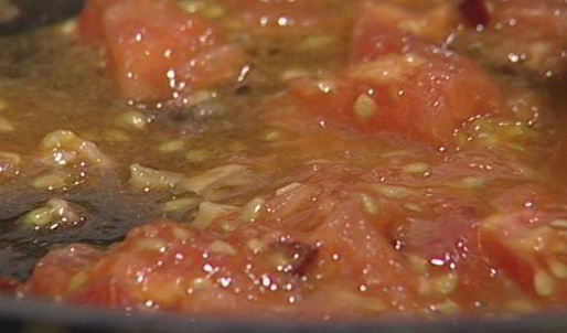 спагетти в рыбном соусе