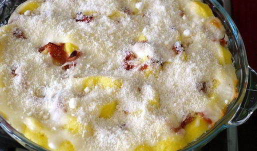 манные ньокки по-римски, запеченные под соусом бешамель