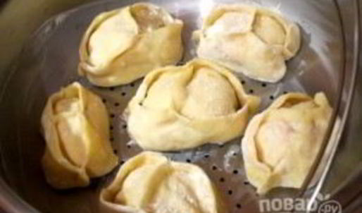 манты из тыквы