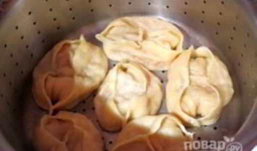 манты из тыквы