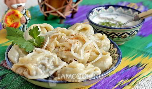 манты по-узбекски