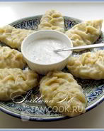 Манты с картошкой