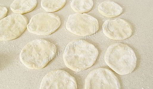 манты с картошкой