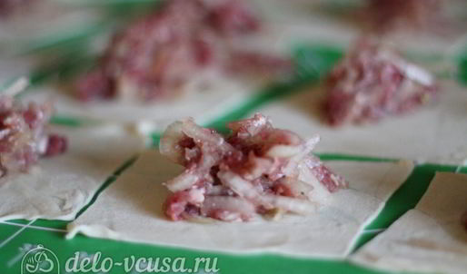 манты с мясом