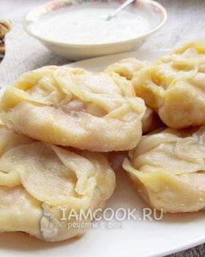 Манты с тыквой