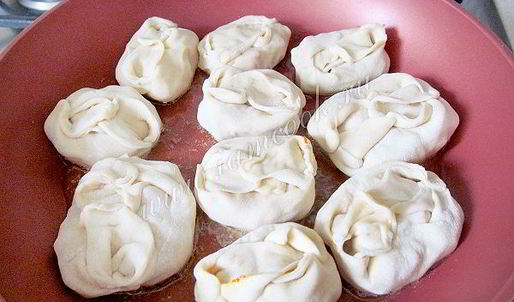 манты с тыквой