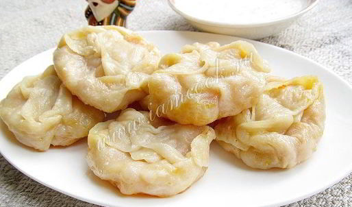 манты с тыквой