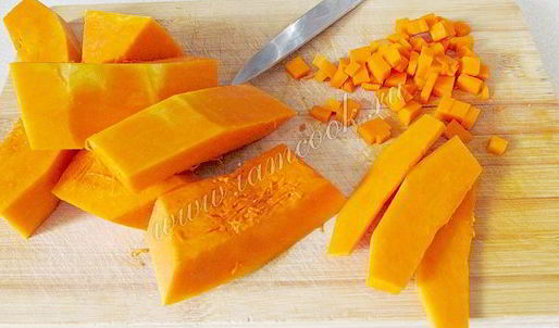 манты с тыквой