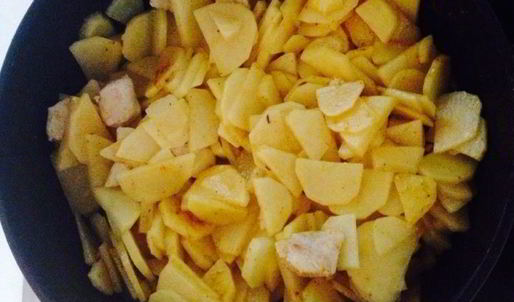 картофель по-французски на сковороде