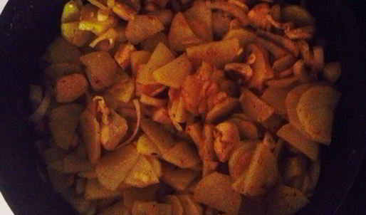 картофель по-французски на сковороде