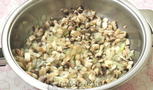 мясо по-французски с грибами