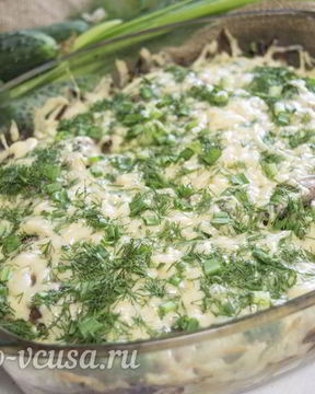 Мясо по-французски с картофелем