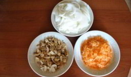 мясо по-французски со свининой и грибами