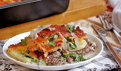 мясо по-французски в духовке