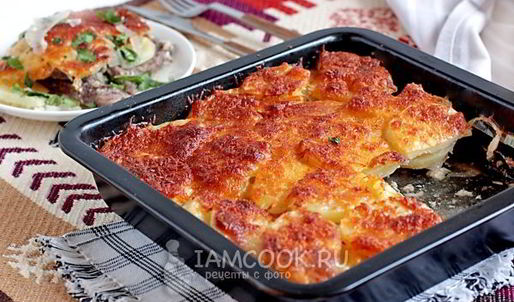 мясо по-французски в духовке