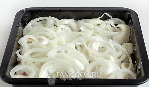 мясо по-французски в духовке