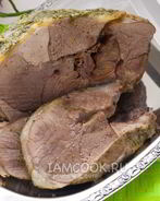 Баранья нога, запеченная в духовке в фольге