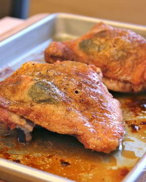Бедро индейки в духовке