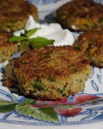 Биточки из нута с сардинками