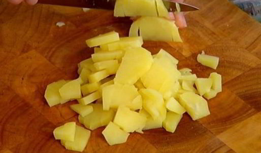 биточки из семги с картофелем