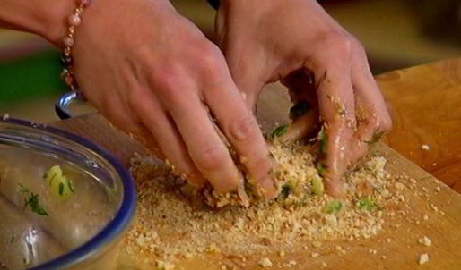 биточки из семги с картофелем