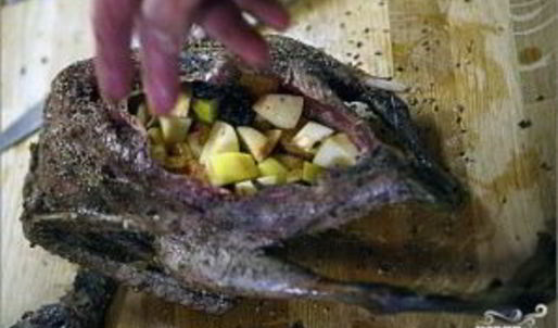 дикий гусь в духовке