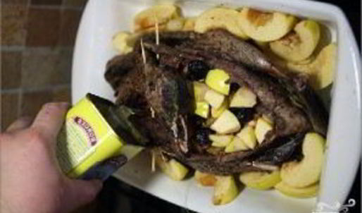 дикий гусь в духовке