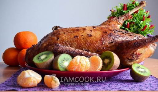 фаршированный гусь