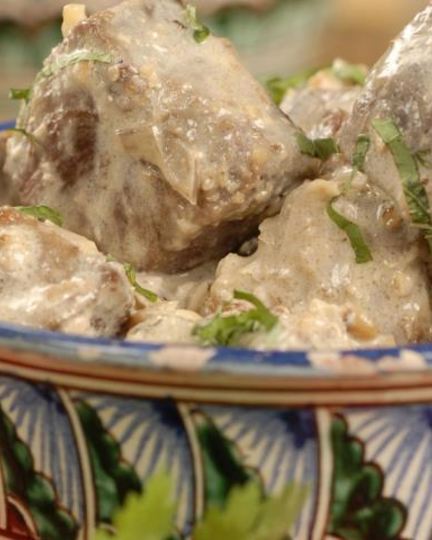 Рецепт говядины в ореховом соусе