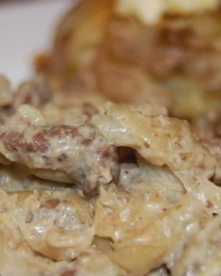 Рецепт говядины в сливочном соусе