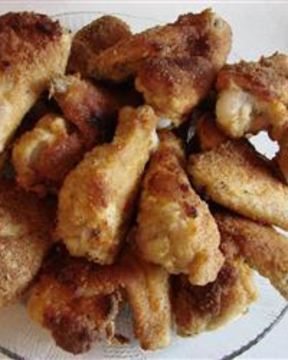 Хрустящие куриные бедрышки в духовке