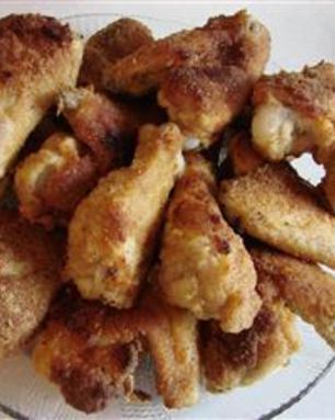 Хрустящие куриные бедрышки в духовке