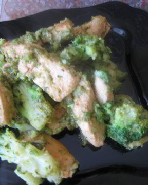 Куриное филе с брокколи