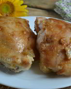 Куриные бедра с горчицей в духовке