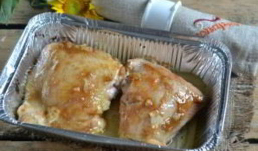 куриные бедра с горчицей в духовке