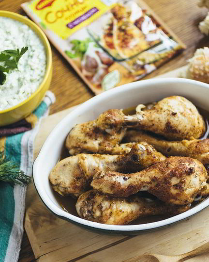 Рецепт куриные голени с франкфуртским соусом