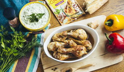 куриные голени с франкфуртским соусом